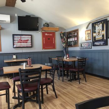 Almost There Restaurant - The one photo I did take was inside decor ! Go New England Teams !! - American Near Me - Albany, New Hampshire