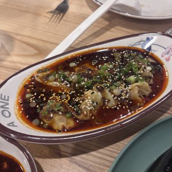 A One Dumplings & Noodle Bar - 8 Piece Red Oil Dumpling - Chinese Near Me - Houston, Texas A One Dumplings & Noodle Bar - 8 Piece Red Oil Dumpling - Chinese Near Me - Houston, Texas