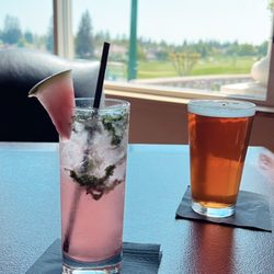 Brookside Country Club - After golf, drinks! Watermelon mojito!