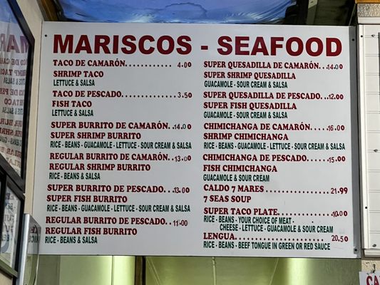 Menu photo 3 Los Gallos Taqueria Reno, NV