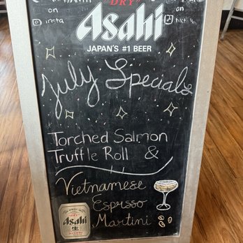 Izakaya Hi - Daily specials board - Sushi Bars Near Me - Houston, Texas