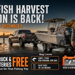 Stevens Battery Warehouse - Test your truck and marine batteries FREE before Rockfish season!
