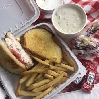 Nick's Seafood Restaurant - Crab sandwich ($28) and bowl of chowder ($11) - Seafood Near Me - Pacifica, California Nick's Seafood Restaurant - Crab sandwich ($28) and bowl of chowder ($11) - Seafood Near Me - Pacifica, California