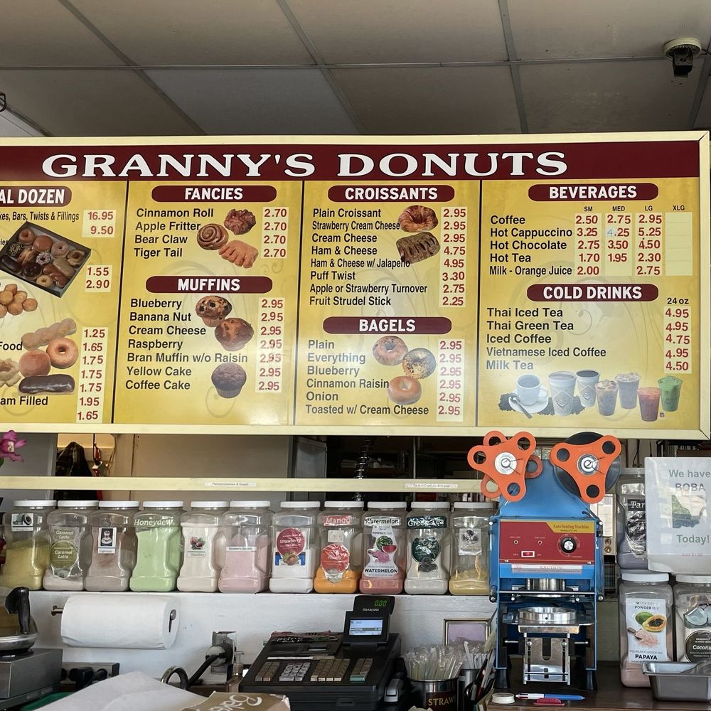 Granny's Donuts - Main Menu - Donuts Near Me - Downey, California Granny's Donuts - Main Menu - Donuts Near Me - Downey, California