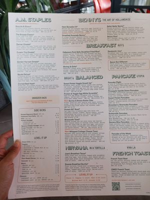 Menu photo 5 Snooze, an A.M. Eatery Phoenix, AZ