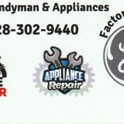 D&L Handyman & Appliance - Repair all kinds of appliances and small repairs around the home. One stop service.