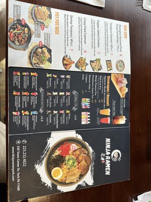 Menu photo 5 Ninja Ramen York, PA