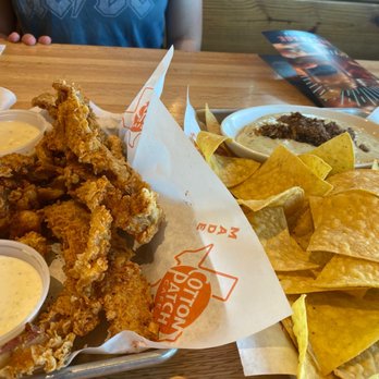 Cotton Patch Cafe - Fried bacon and queso with taco meat - American Near Me - Wichita Falls, Texas