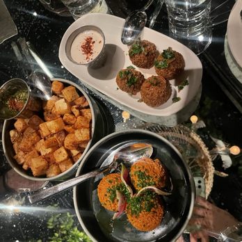 ilili DC - Falafel, potatoes, and mouhamara - Lebanese Near Me - Washington, DC, District of Columbia ilili DC - Falafel, potatoes, and mouhamara - Lebanese Near Me - Washington, DC, District of Columbia