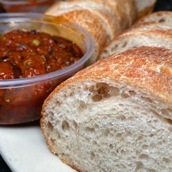 Pasta Avest & Pizzeria - Focaccia bread and caponata
