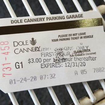 KSSK 92.3FM/590AM - Validated parking (at Dole Cannery parking structure) was free only for the first hour. After that, it's $3 per half hour - Radio Stations Near Me - Honolulu, Hawaii KSSK 92.3FM/590AM - Validated parking (at Dole Cannery parking structure) was free only for the first hour. After that, it's $3 per half hour - Radio Stations Near Me - Honolulu, Hawaii
