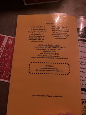 Menu photo 2 Grendel's Den Restaurant & Bar Cambridge, MA