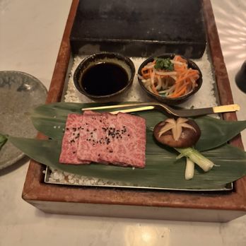 Catch - A5 Kobe in a hot stone - Seafood Near Me - Las Vegas, Nevada