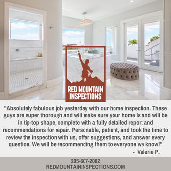 Red Mountain Inspections - Purchase your home without hesitation. Get a same-day report, guaranteed. - Home Inspectors Near Me Red Mountain Inspections - Purchase your home without hesitation. Get a same-day report, guaranteed. - Home Inspectors Near Me