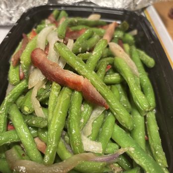 Dumpling King - Green beans with barbecue pork- yuk! - Chinese Near Me - San Francisco, California