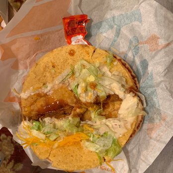 Taco Bell - What even is this. They just shoved a taco in here. Laziness - Fast Food Near Me - Susanville, California