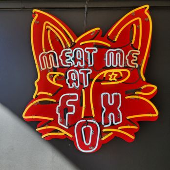 Fox Bros BBQ - a neon sign for a restaurant - Barbeque Near Me - Brookhaven, Georgia