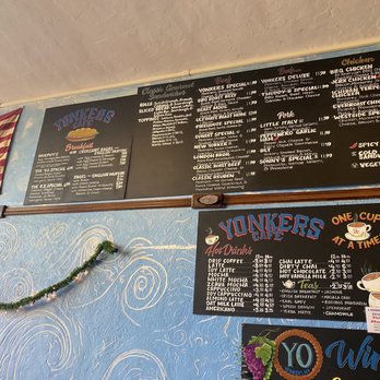 Yonkers Cafe - Menu 1 of 2 - Coffee & Tea Near Me - San Francisco, California Yonkers Cafe - Menu 1 of 2 - Coffee & Tea Near Me - San Francisco, California