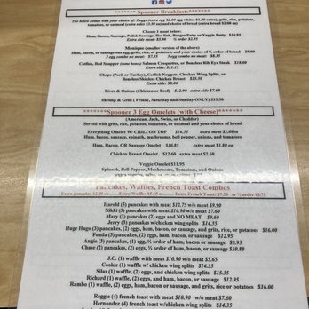 The Serving Spoon - Menu as of 7/19 - Breakfast & Brunch Near Me - Inglewood, California