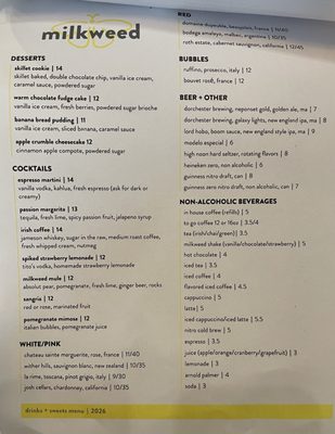 Menu photo 4 Milkweed Boston, MA Menu photo 4 Milkweed Boston, MA