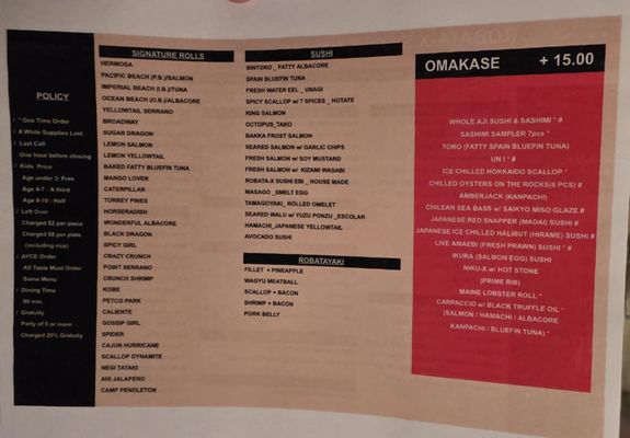 Menu photo 4 Robata-X Sushi & Izakaya Oceanside, CA Menu photo 4 Robata-X Sushi & Izakaya Oceanside, CA