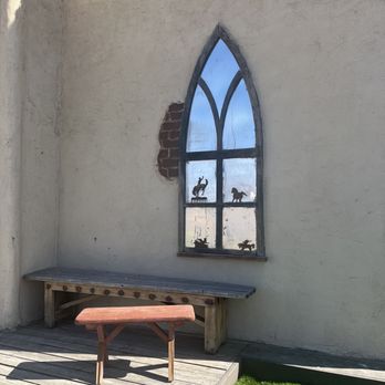 Flying E Ranch - Church facade in special events area. - Horseback Riding Near Me - Wickenburg, Arizona Flying E Ranch - Church facade in special events area. - Horseback Riding Near Me - Wickenburg, Arizona