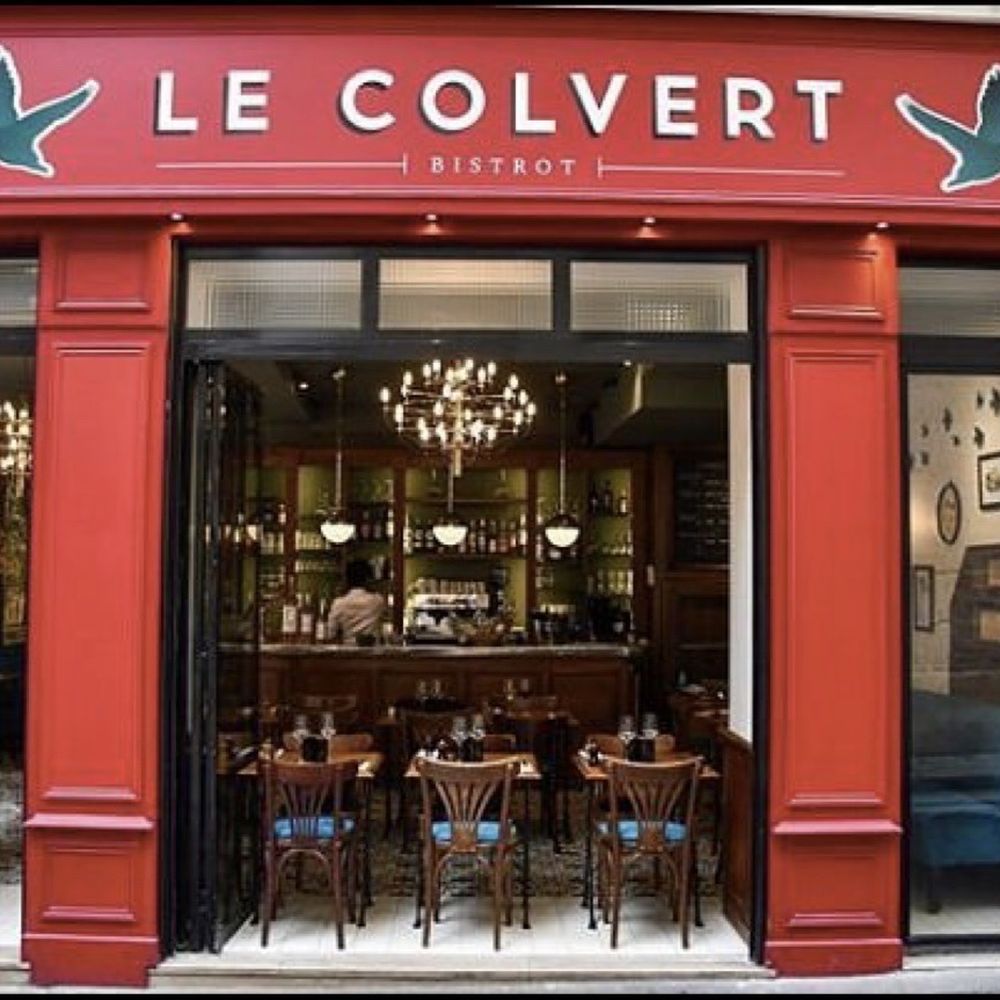 Le Colvert - Disclaimer: this photo was swiped from their TripAdvisor, "provided by management" but is exactly how it looks. - French Near Me - Paris, 01