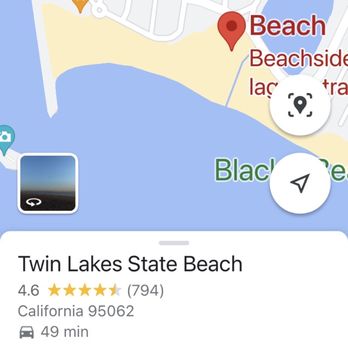 Twin Lakes State Beach - Google pic. - Beaches Near Me - Santa Cruz, California Twin Lakes State Beach - Google pic. - Beaches Near Me - Santa Cruz, California