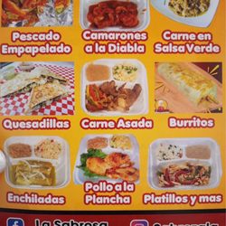 La Sabrosa Con Las Recetas De Mi Abuela - Menu