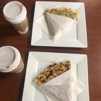 Alaska Crepery - We tried the Raindeer sausage crepe and the Nutella & berries! Both amazing! - Creperies Near Me - Anchorage, Alaska