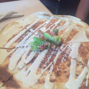 Cactus Flower Cafe - Quesadilla! Make sure you're hungry because it's huge! It's so good though. - Mexican Near Me - Navarre, Florida