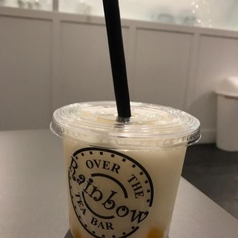 Over The Rainbow Tea Bar - Guava slush with rainbow jelly - Desserts Near Me - Renton, Washington