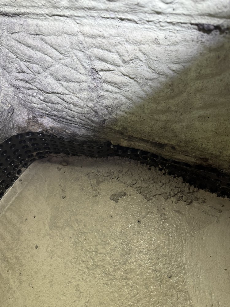 Slide of AB Drain and Construction
