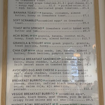 Drift Coffee - Menu - Breakfast & Brunch Near Me - Durham, North Carolina Drift Coffee - Menu - Breakfast & Brunch Near Me - Durham, North Carolina