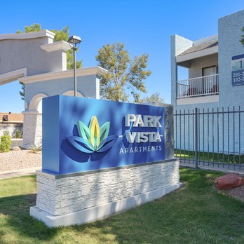 Park Vista - Monument sign and entrance - Apartments Near Me - Phoenix, Arizona
