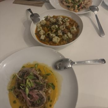 La Faena - Pork loin with morcilla rice, carrucho guisado and chicken milanesa. - Puerto Rican Near Me - Puerto Rico, Puerto Rico La Faena - Pork loin with morcilla rice, carrucho guisado and chicken milanesa. - Puerto Rican Near Me - Puerto Rico, Puerto Rico