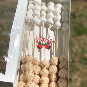 InfusedBerries4U - Infused Almond & White Chocolate Cherry Kabobs - Desserts Near Me - Northridge, California InfusedBerries4U - Infused Almond & White Chocolate Cherry Kabobs - Desserts Near Me - Northridge, California