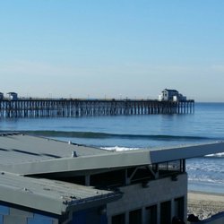 San Miguel II - O'side Pier in three daytime, that's Ruby's at the end of the Pier.