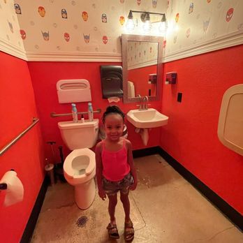 Coffee N’ Comics - Marvel Super Hero bathroom - Coffee & Tea Near Me - Reno, Nevada
