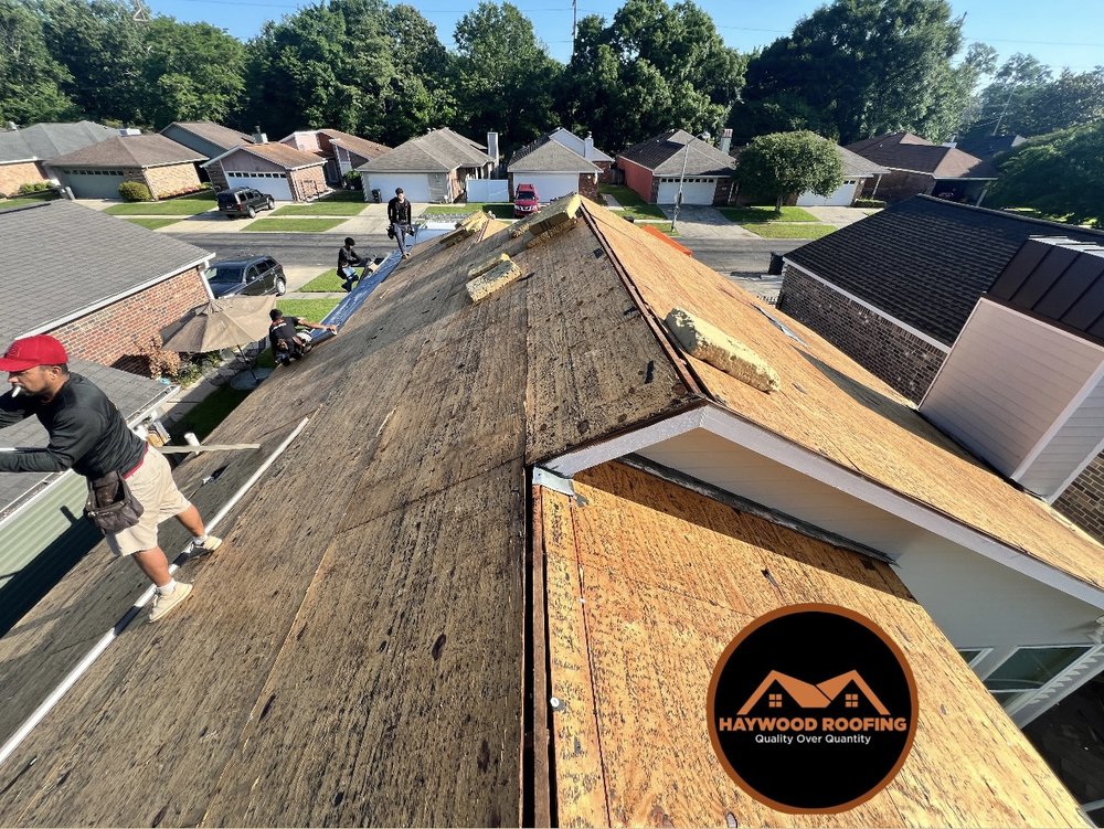 Slide of Haywood Roofing