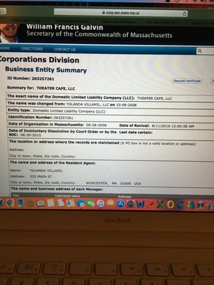 Theatre Cafe by null