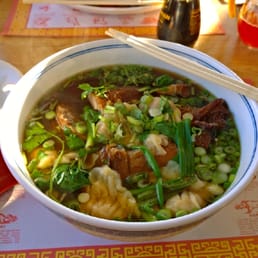 Wonton egg noodle with roasted duck. Yum!