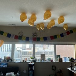 The balloons a few days later
