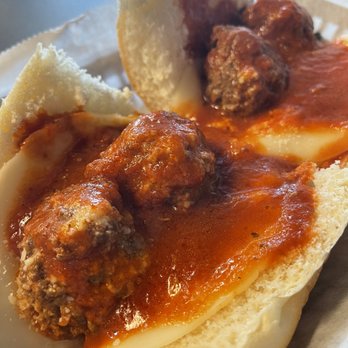 Hoagie Bros - Meatball sub close up - Sandwiches Near Me - Marietta, Georgia