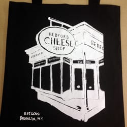 Pete's Print Shop - 1 Color Tote Bag Print for Bedford Cheese Shop