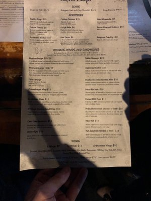 Menu photo 3 Snappers Bar & Grill Mechanicsburg, PA