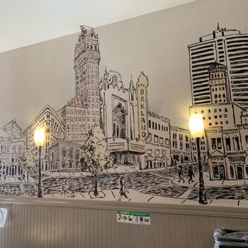 TrueBurger - DT Oakland interior mural - Burgers Near Me - Oakland, California TrueBurger - DT Oakland interior mural - Burgers Near Me - Oakland, California