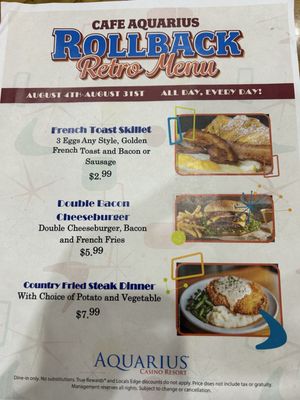 Menu photo 3 Cafe Aquarius Laughlin, NV Menu photo 3 Cafe Aquarius Laughlin, NV