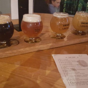 Pipe Dream Brewing - Flight cost us $15 - Brewpubs Near Me - Londonderry, New Hampshire