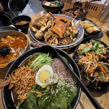 Friendship BBQ - Plano - Spicy Sour Vegetable Roast Cold Noodle Grilled Quail Grilled Chicken Skeleton - Barbeque Near Me - Plano, Texas